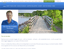 Tablet Screenshot of drchristofranklin.com